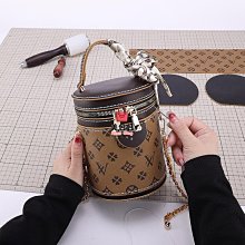 單肩材料洋氣休閒編織diy製作斜挎包自手工送女友包包禮物水桶包 流行 歷史價格詳細信息