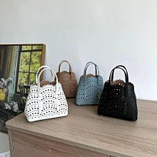 【真皮】菜藍子頭層牛皮女包拼色荔枝紋手提單肩大容量斜跨水桶包 nOeN 流行 歷史價格詳細信息