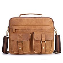 韓國真皮牛皮多口袋拉鍊款側背包/斜背包～黑色 歷史價格詳細信息