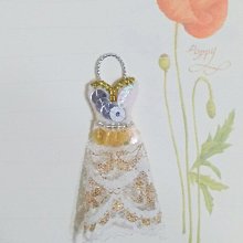 菲洛那手作:白色袖珍蕾絲禮服珠繡及刺繡不鏽鋼勾針式或合金可調節夾式耳環(單耳) 價格比較,價格查詢,歷史價格詳細信息