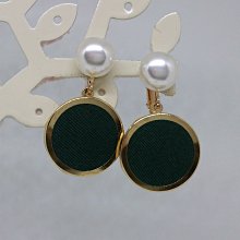 【艾法小舖】古銅色玻璃時光寶石無耳洞耳夾夾式耳環(手作款)多色入 歷史價格詳細信息