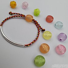 @麗屋瑄品@五色線幸運繩S925純銀4CM銀管手環/線寬2.2MM五色繩手鏈/幸運手環/生日禮物 價格比較,價格查詢,歷史價格詳細信息