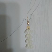 純手工布藝回憶中的阿勃勒花串耳環不鏽鋼勾針式或合金可調節夾式(單耳)/菲洛那手作 歷史價格詳細信息