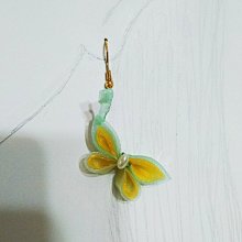 純手工布藝回憶中的阿勃勒花串耳環不鏽鋼勾針式或合金可調節夾式(單耳)/菲洛那手作 歷史價格詳細信息