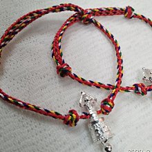 @麗屋瑄品@五色線幸運繩S925純銀4CM銀管手環/線寬2.2MM五色繩手鏈/幸運手環/生日禮物 歷史價格詳細信息