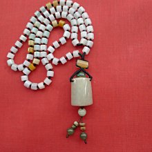 天然緬甸玉 天 龍生 7mmx54翡翠佛珠念珠. 歷史價格詳細信息