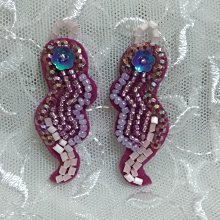 菲洛那手作:白色袖珍蕾絲禮服珠繡及刺繡不鏽鋼勾針式或合金可調節夾式耳環(單耳) 歷史價格詳細信息