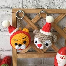 JaSmine花雜鋪~手作編織聖誕達菲/萊恩玫鑰匙圈~ 生日禮 交換禮 客製小物 聖誕節 婚禮小物 價格比較,價格查詢,歷史價格詳細信息