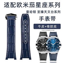 代用錶帶 手錶配件 適配歐米茄手錶男新海馬300超霸AT150金針隊長蝶飛尼龍帆布手錶帶 歷史價格詳細信息