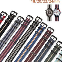 代用錶帶 NATO北約尼龍手錶帶帆布男 代用精工浪琴勞力士水鬼歐米茄20 22MM 歷史價格詳細信息