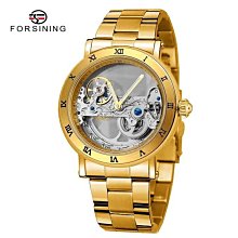 新款 forsining 歐美風範男士時尚鏤空複古彫花 自動機械手表 歷史價格詳細信息