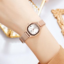 手錶 簡約女士手錶創意格子錶帶休閑小清新韓版時尚潮流學院風石英錶女 歷史價格詳細信息