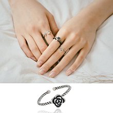 椒房 925純銀戒指 韓版可愛精致皇冠超閃微鑲純銀戒指女 hj 歷史價格詳細信息