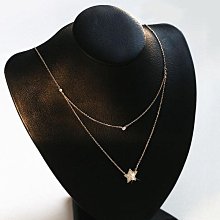 椒房 925純銀吊墜 韓國韓版星月項鏈鎖骨鏈微鑲女短款套鏈吊墜女 hj 歷史價格詳細信息