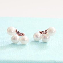 s925純銀天然淡水珍珠耳環羽毛耳釘琺瑯景泰藍色女新中式國風耳飾 歷史價格詳細信息