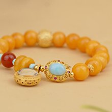 布達拉宮925銀六字真言金剛菩提手串琉璃轉運珠手錬手持女士掛件 歷史價格詳細信息