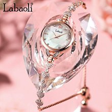 Labaoli 拉寶麗 閃耀十字 時尚腕錶 亮鑽時刻 滿天星鑽 滿鑽 女錶 玫瑰金x綠色 LA128M玫綠【時間玩家】 歷史價格詳細信息