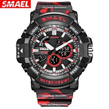 SMAEL斯麥爾新款戶外防水電子手表迷彩運動夜光戰術男士軍表登山 歷史價格詳細信息