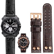 手錶帶 真皮手錶帶適配漢米爾頓海軍野戰Hamilton卡其航空飛行員雙孔錶帶 歷史價格詳細信息