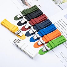 代用錶帶 橡膠手錶帶代用沛納海潛行系列1164 PAM01209黑色硅膠錶帶22 24mm 歷史價格詳細信息