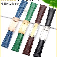 代用錶帶 雙面鱷魚皮錶帶批發適合瑞士機械手錶男女通用平直接口皮錶帶現 歷史價格詳細信息