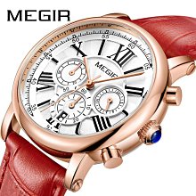 手錶男 美格爾MEGIR男錶時尚多功能watch men防水石英運動情侶錶手錶5006 歷史價格詳細信息