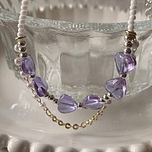 【MONTE TE手作飾品】黑莓珠小眾時髦珍珠隔珠鎖骨鏈 歷史價格詳細信息