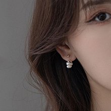 耳釘速發法式高級感珍珠銀針耳釘女簡約氣質圓臉耳環網紅新款精致 歷史價格詳細信息