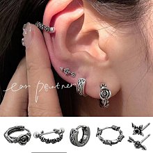 Ear Partner 簡約可愛時尚愛心耳環 易扣式S925銀針耳環女 Ins冷淡風輕奢高級感心形耳環 學生閨蜜耳扣耳飾 歷史價格詳細信息