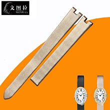 替換錶帶 代用錶帶 代用卡地亞山度士錶帶真皮男 鱷魚紋Santos100系列錶帶20 23 24mm 歷史價格詳細信息