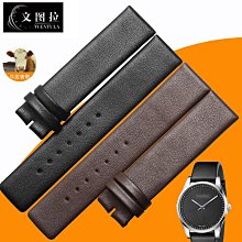 替換錶帶 代用錶帶 真皮錶帶 適配化石Fossil女士真皮U型口ES4119 ES4000黑白棕紅8mm 歷史價格詳細信息
