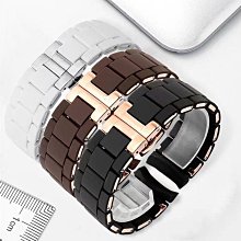 代用錶帶 適配阿瑪尼錶帶真皮男 原裝款黑武士手錶帶蝴蝶扣 貓頭鷹針扣錶鏈 歷史價格詳細信息