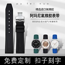 代用錶帶 適配阿瑪尼錶帶真皮男 原裝款黑武士手錶帶蝴蝶扣 貓頭鷹針扣錶鏈 歷史價格詳細信息