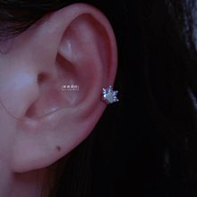 耳釘925純銀貓眼石四葉草耳釘女氣質簡約小巧養耳洞耳環小眾設計耳飾 歷史價格詳細信息