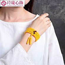 【晴沐代購】【文玩手串手鍊】大尺寸1113mm高密正月星月菩提子108顆男女佛珠手串項鍊- 歷史價格詳細信息