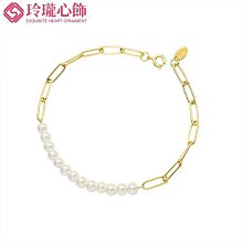 珍珠項錬 龍鳳伴侶天然淡水珍珠項鏈足金鑲和田玉母親節送媽媽婆婆生日禮物 歷史價格詳細信息