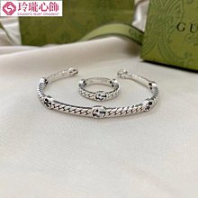 雙G戒指古琦輕奢男女情侶戒指鈦鋼情侶指環禮物-鴻運飾品 歷史價格詳細信息