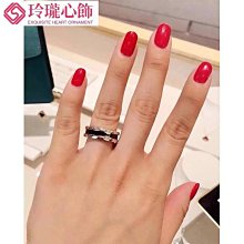 【晴沐代購】Bvlgari寶格麗戒指慈善款925純銀黑陶瓷小紅人男女情侶款- 價格比較,價格查詢,歷史價格詳細信息