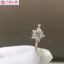 晴天飾品莫桑石（11mm） 戒指 女  5克拉 定做 歷史價格詳細信息