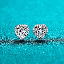 莫桑鉆石耳釘女款擰螺絲耳骨釘50分鼻釘單鉆18K白金彎針單只--鴻運飾品 歷史價格詳細信息