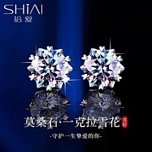 雪花莫桑鉆開口戒指s925純銀六爪鉆戒女情侶戒指爆款--鴻運飾品 歷史價格詳細信息