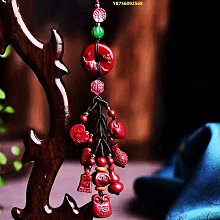 硃砂汽車鑰匙扣掛件貔貅男女士精緻平安扣書包小掛飾品手機掛繩吊墜 歷史價格詳細信息