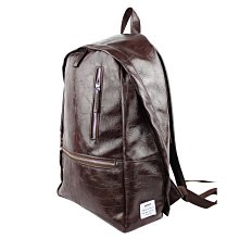 AMINAH-咖啡皮革方形後背包(III) 歷史價格詳細信息