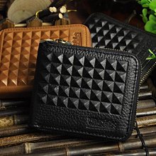 韓國真皮牛皮多口袋拉鍊款側背包/斜背包～黑色 歷史價格詳細信息