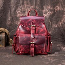 韓國真皮牛皮多口袋拉鍊款側背包/斜背包～黑色 歷史價格詳細信息