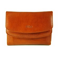 Sika 真皮100%義大利牛皮／男用皮夾／6卡片/雙層夾層 (淺咖啡色-A8253-01)【威奇包仔通】 歷史價格詳細信息