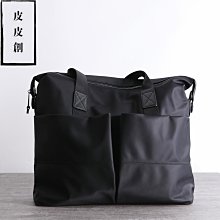 『皮皮創』原創設計手作尼龍後背包。高品質防水尼龍布雙肩背包男女大容量時尚大方輕便書包旅行休閒背包 歷史價格詳細信息