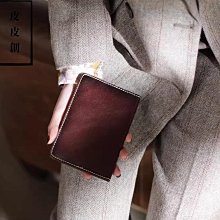 『皮皮創』原創設計手作真皮卡包。純手工兩針一線粗線縫製 復古手工證件駕照信用卡包植鞣皮頭層牛皮卡夾真皮卡套卡包 歷史價格詳細信息
