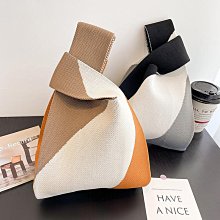 小眾拼色包包水桶斜跨手提簡約百搭2023夏季新品原創個性森系女包 歷史價格詳細信息