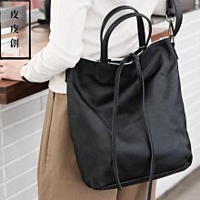 原創簡約設計大容量手提單肩包拉鍊款學生書包電腦純色文藝帆布包 歷史價格詳細信息